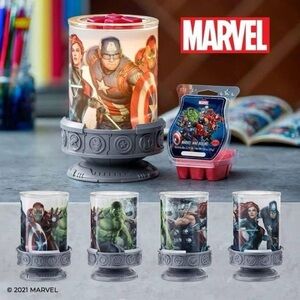 Scentsy Avengers Marvel Warmer Disney Iron Man Thor Hulk Captain America